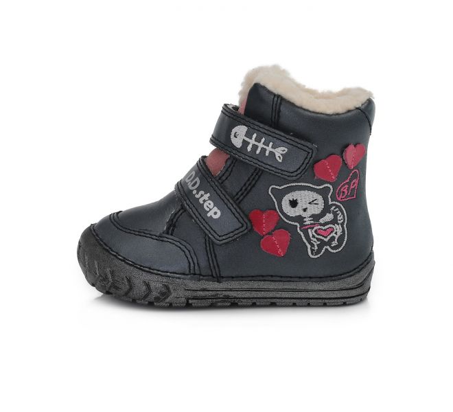 D.D.Step черевики 029-727 black silver