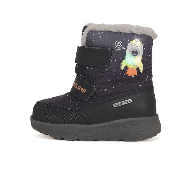 D.D.Step черевики  P083-42624AM Black LED Aqua-Tex