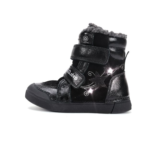 D.D.Step черевики W068-52745BM Black LED